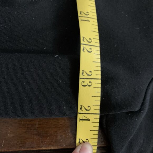 VTG Christmas Sweater Pullover Sweatshirt Black Embroidered Woodland Cabin Xl - Picture 6 of 8